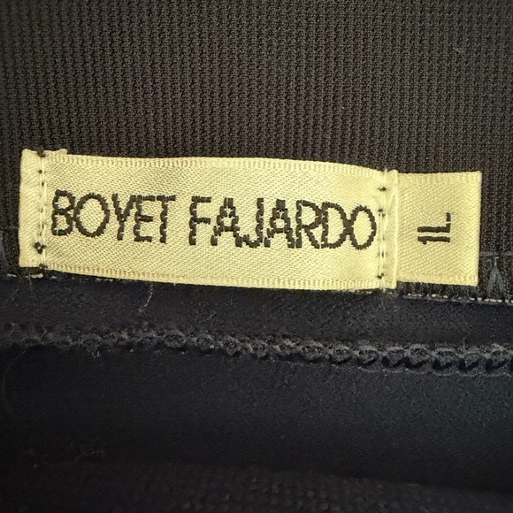 Navy Lace Overlay Pencil Skirt Midi Large Elastic Waistband - Picture 4 of 4